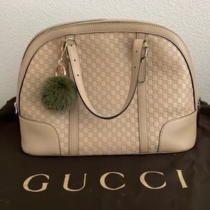 Gucci Micro Guccisima Leather Bag (Authentic)